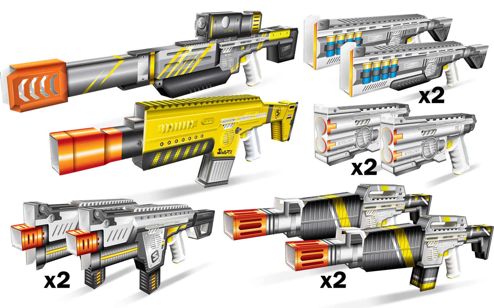 Swaptx: Evolver Swappable Laser Tag – Best Home System