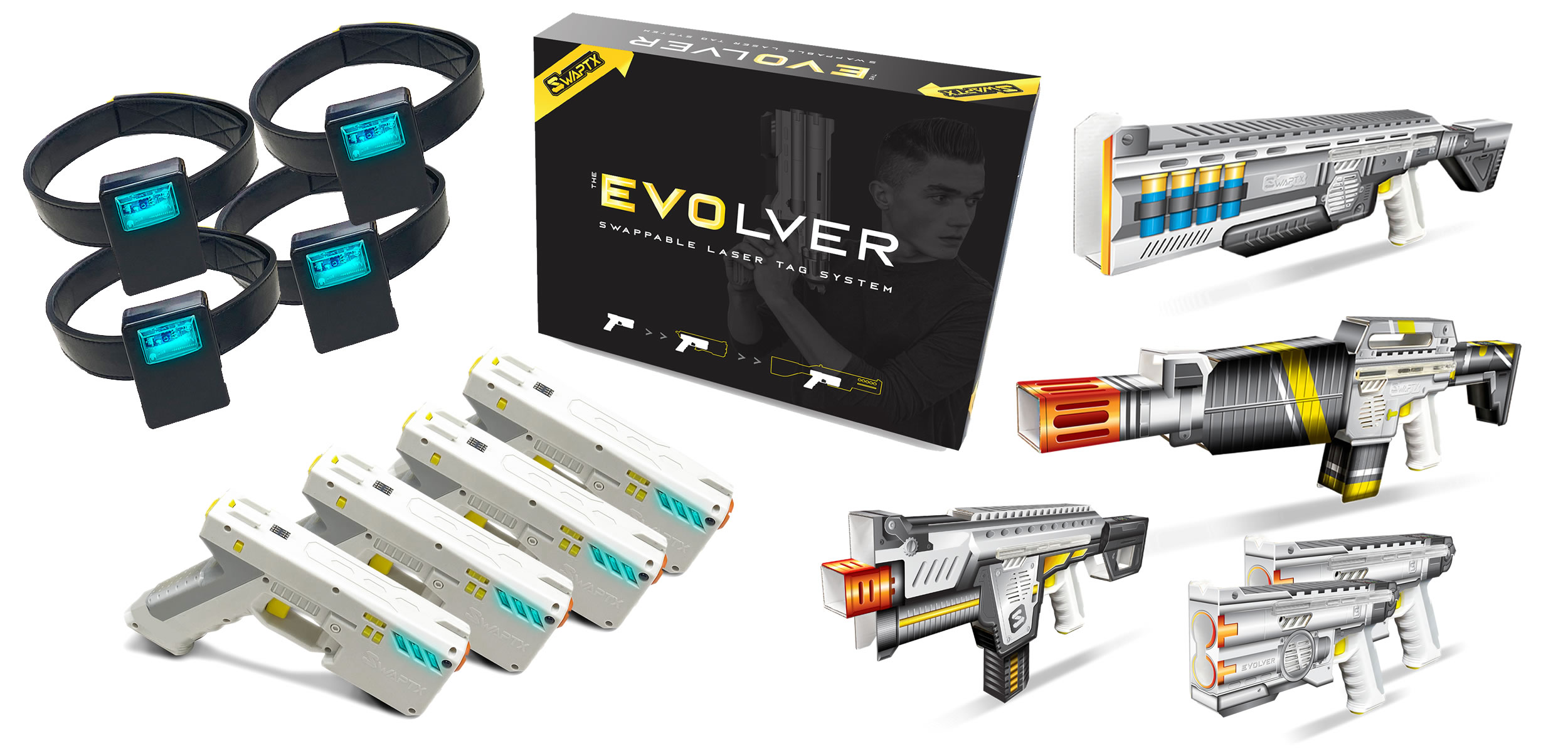 evolver with headset 4 players set