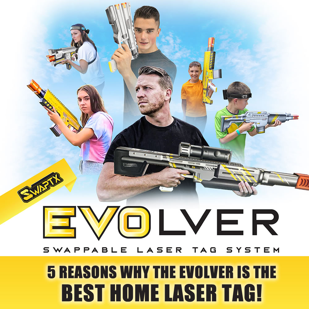 Swaptx: Evolver Swappable Laser Tag – Best Home System